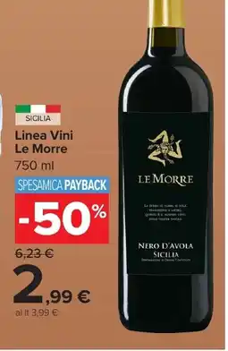 Carrefour Market Linea Vini Le Morre offerta