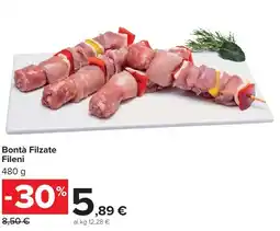 Carrefour Market Bontà Filzate Fileni offerta