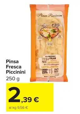 Carrefour Market Pinsa Fresca Piccinini offerta