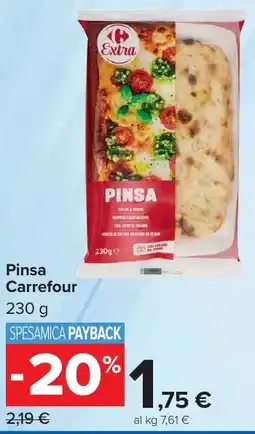 Carrefour Market Pinsa Carrefour offerta
