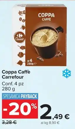 Carrefour Market Coppa Caffè Carrefour offerta