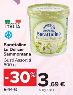 Carrefour Market Barattolino Le Delizie Sammontana offerta