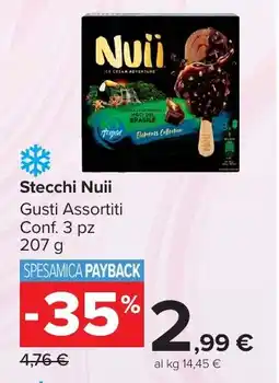 Carrefour Market Stecchi Nuii offerta