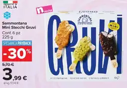 Carrefour Market Sammontana Mini Stecchi Gruvi offerta