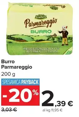 Carrefour Market Burro Parmareggio offerta