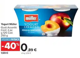 Carrefour Market Yogurt Müller offerta