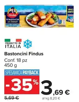 Carrefour Market Bastoncini Findus offerta