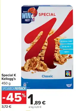 Carrefour Market Special K Kellogg's offerta
