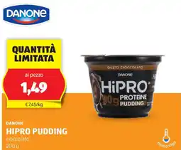 ALDI Danone hipro pudding cioccolato offerta