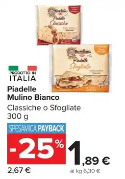Carrefour Market Piadelle Mulino Bianco offerta