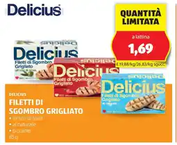Delicius filetti di sgombro grigliato
