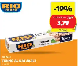 ALDI Rio mare tonno al naturale offerta