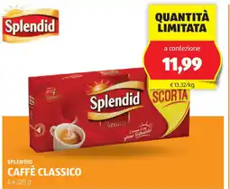 ALDI Splendid caffè classico offerta