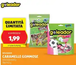 ALDI Goleador caramelle gommose offerta