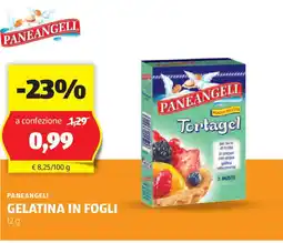ALDI Paneangeli gelatina in fogli offerta