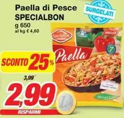 Prix Quality Paella di Pesce SURGELATI offerta