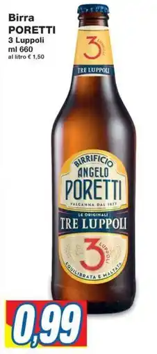 Prix Quality Birra PORETTI 3 Luppoli offerta