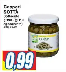 Prix Quality Capperi SOTTÀ Sottaceto offerta