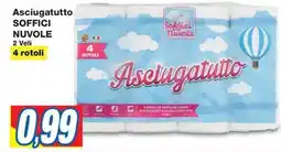Prix Quality Asciugatutto SOFFICI NUVOLE 2 Veli offerta