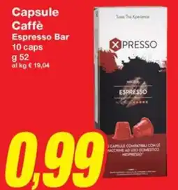 Prix Quality Capsule Caffè Espresso Bar offerta