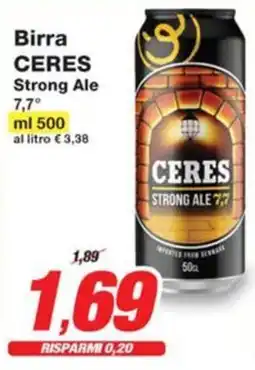 Prix Quality Birra CERES Strong Ale offerta