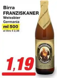 Birra FRANZISKANER Weissbier Germania