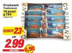 Prix Quality Croissant Tradizionali 18 pezzi offerta