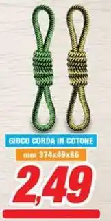 Prix Quality Gioco corda in cotone offerta