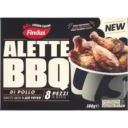 Ipercoop ALETTE DI POLLO BBQ O CHICKEN POPS CHICKEN STATION FINDUS offerta
