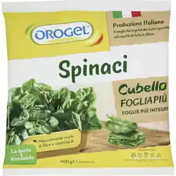 Ipercoop SPINACI FOGLIA PIÙ OROGEL offerta
