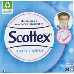 Ipercoop FAZZOLETTI SCOTTEX TUTTI GIORNI offerta