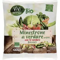 Coop MINESTRONE DI VERDURE BIO VIVI VERDE offerta