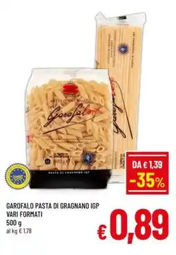 A&O Garofalo pasta di gragnano IGP vari formati offerta