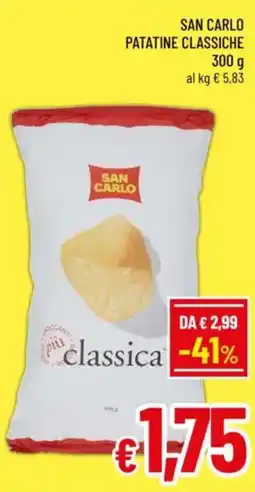 A&O San carlo patatine classiche offerta