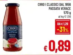 A&O Cirio i classici dal 1856 passata verace offerta