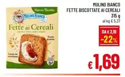 A&O Mulino bianco fette biscottate ai cereali offerta