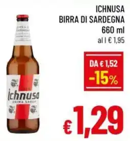 A&O Ichnusa birra di sardegna offerta