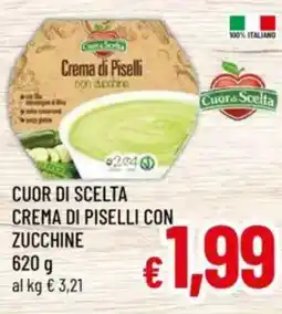 A&O Cuor di scelta crema di piselli con zucchine offerta