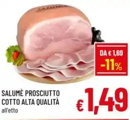 A&O Salumè prosciutto cotto alta qualità offerta