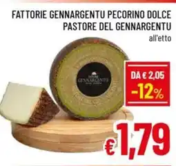 A&O Fattorie gennargentu pecorino dolce pastore del gennargentu offerta