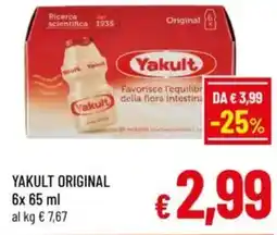 A&O Yakult ORIGINAL offerta