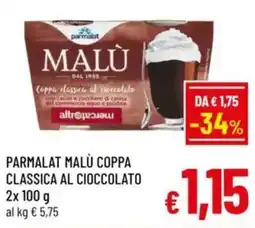 A&O Parmalat malù coppa classica al cioccolato offerta