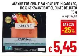 A&O Labeyrie l'originale salmone affumicato asc, 100% senza antibiotici, gusto delicato offerta