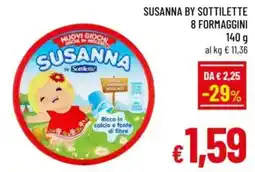 A&O Susanna by sottilette 8 formaggini offerta