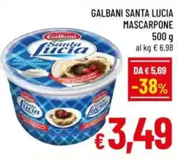 A&O Galbani santa lucia mascarpone offerta