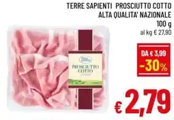 A&O Terre sapienti prosciutto cotto alta qualita' nazionale offerta