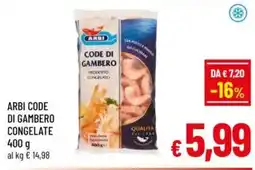 A&O Arbi code di gambero congelate offerta