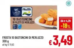 A&O Frosta 10 bastoncini di merluzzo offerta
