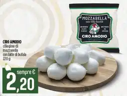 Ciro Amodio CIRO AMODIO ciliegine di mozzarella con latte di bufala offerta