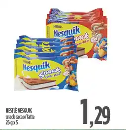 Ciro Amodio NESTLÉ NESQUIK snack cacao/latte offerta